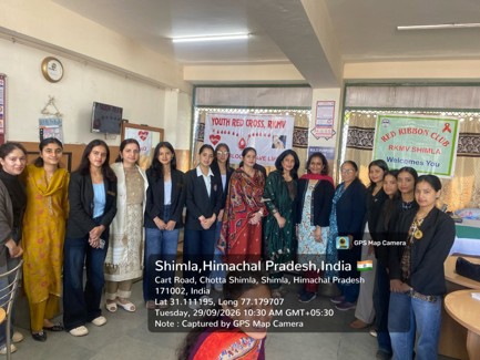 Blood Donation Camp at RKMV Shimla 29 September 2026