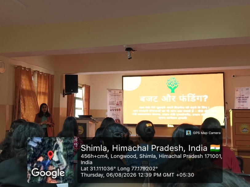 Three-Day Entrepreneurship Development Programme 5th to 7th August 2026